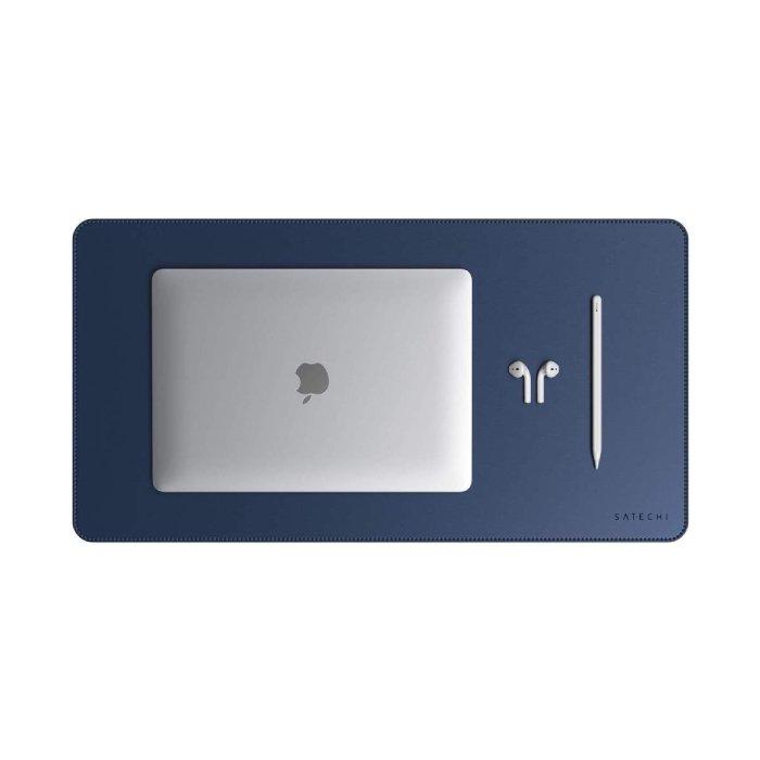 Satechi Eco-Leather Desk Mat - Blue