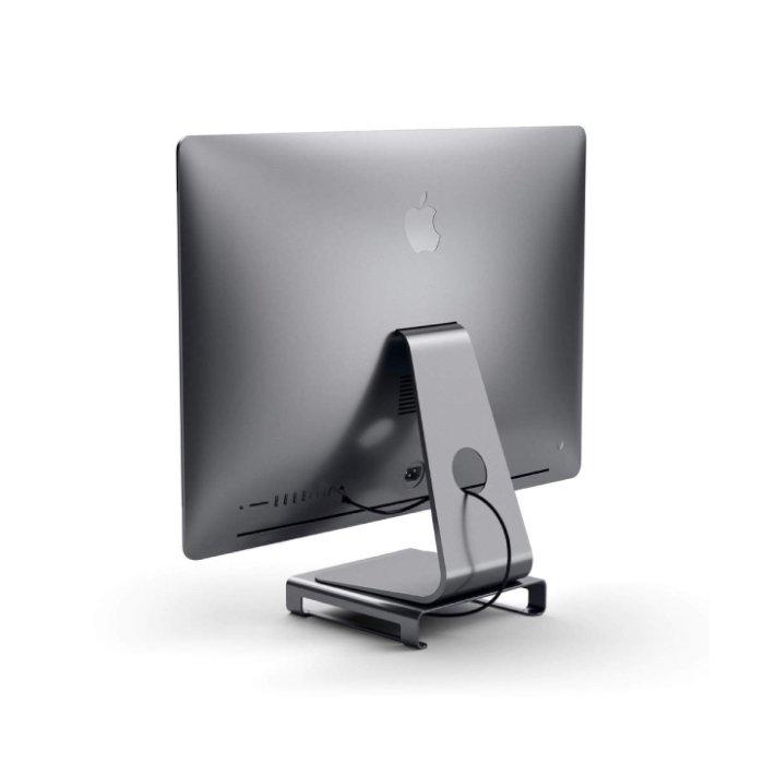 Satechi Aluminum Monitor Stand Hub for iMac - Space Gray