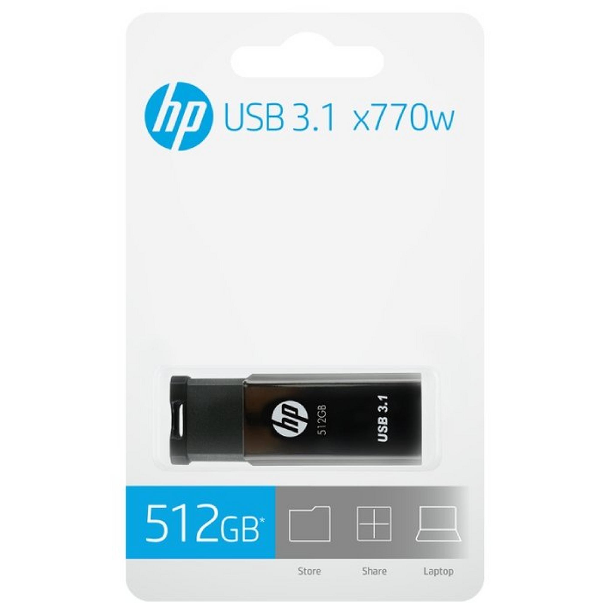 HP 3.1 512GB USB Flash Drive (X770W)