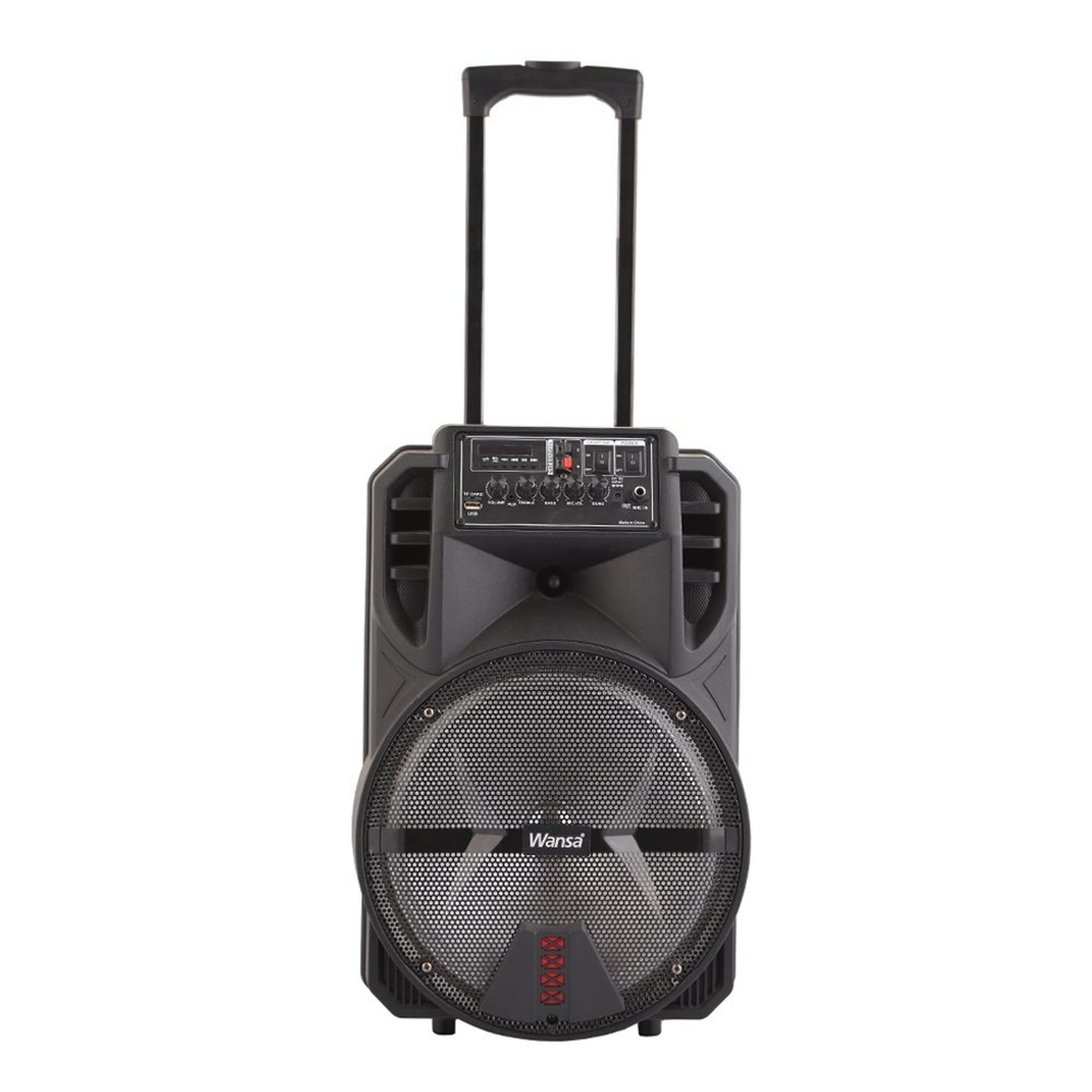 Wansa 30W PartyLight 12-inch Bluetooth Trolley Speaker (TMS-1250)