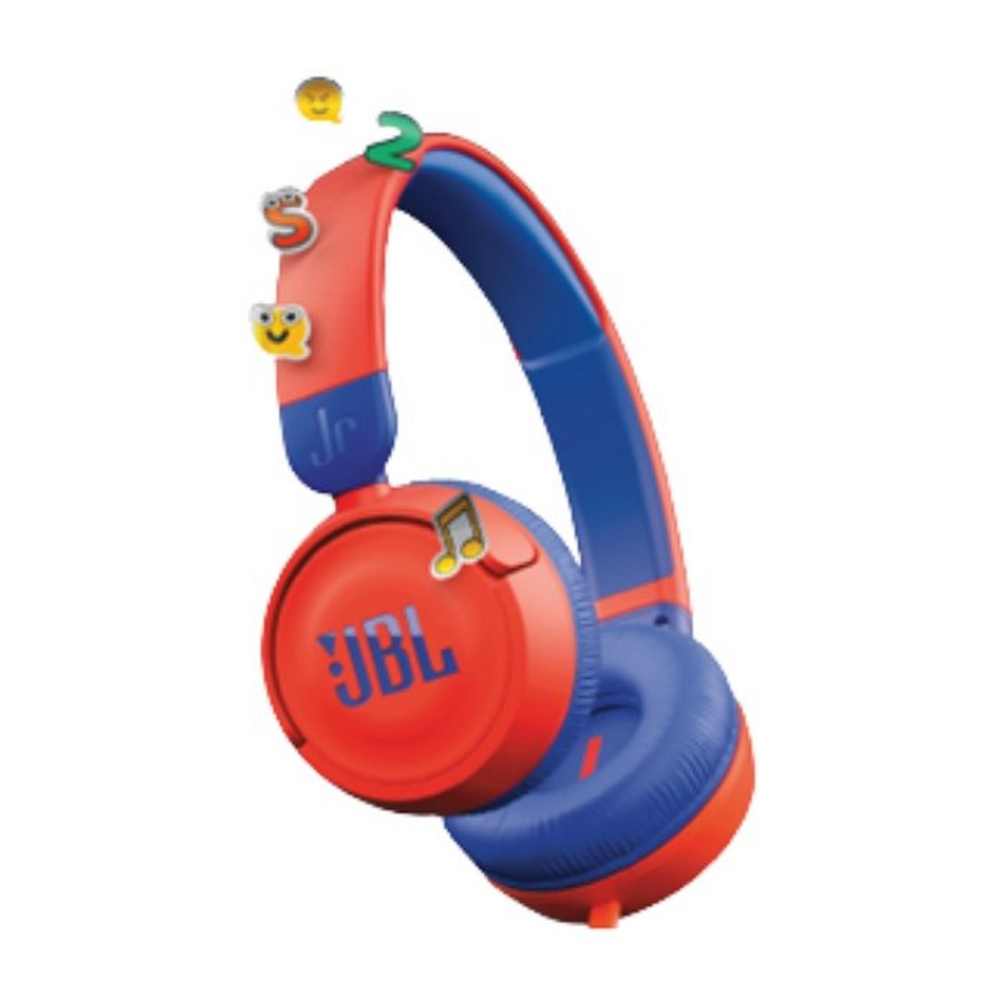 سماعة رأس الاطفال اللاسلكية من جي بي ال (JR310BT) - أحمر