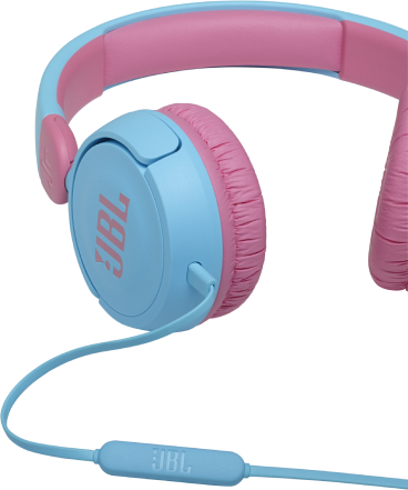 سماعة رأس الاطفال السلكية من جي بي ال (JR310) - أزرق
