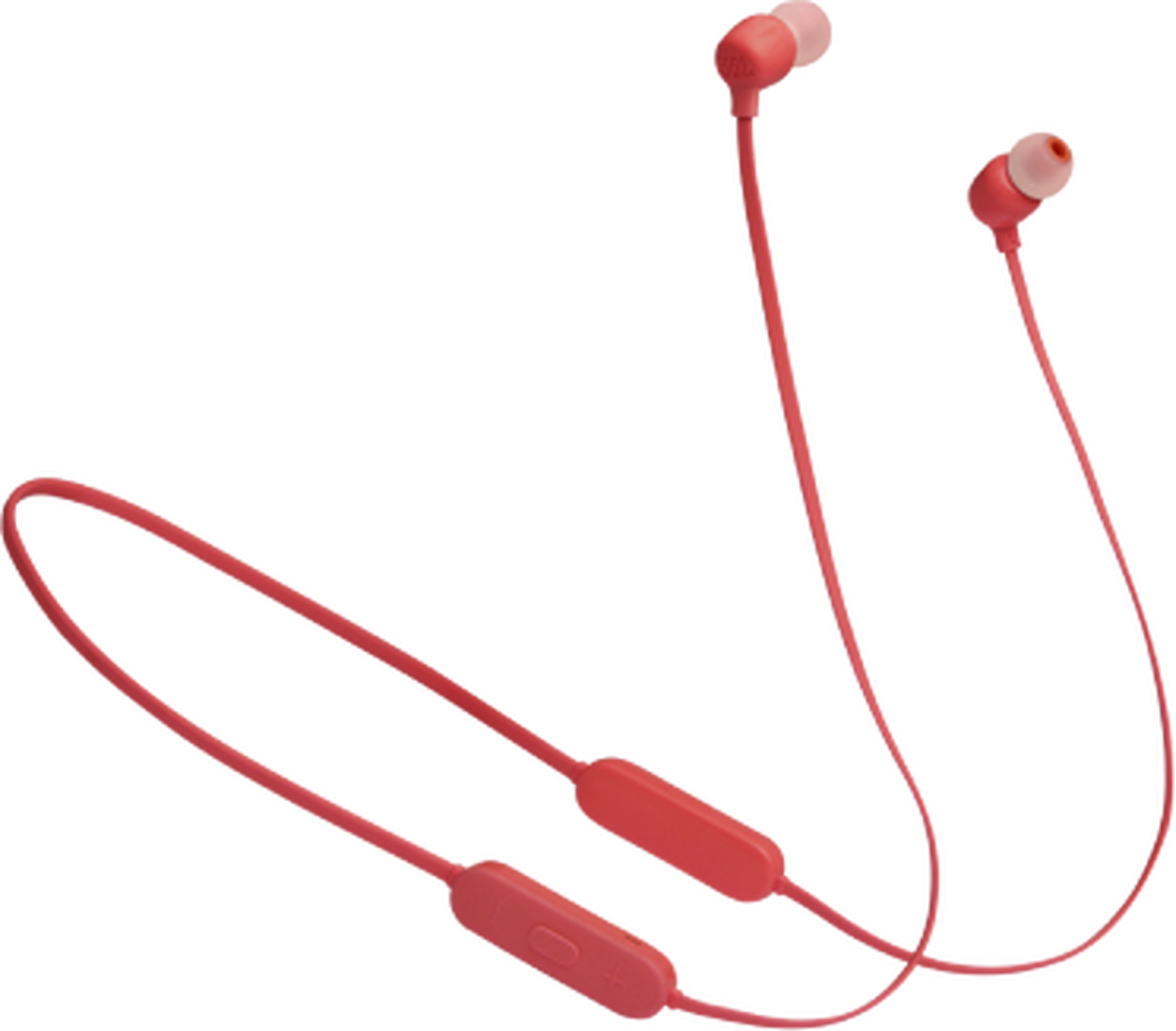 سماعة الاذن اللاسلكية من جي بي ال (JBL TUNE125BT) - أحمر