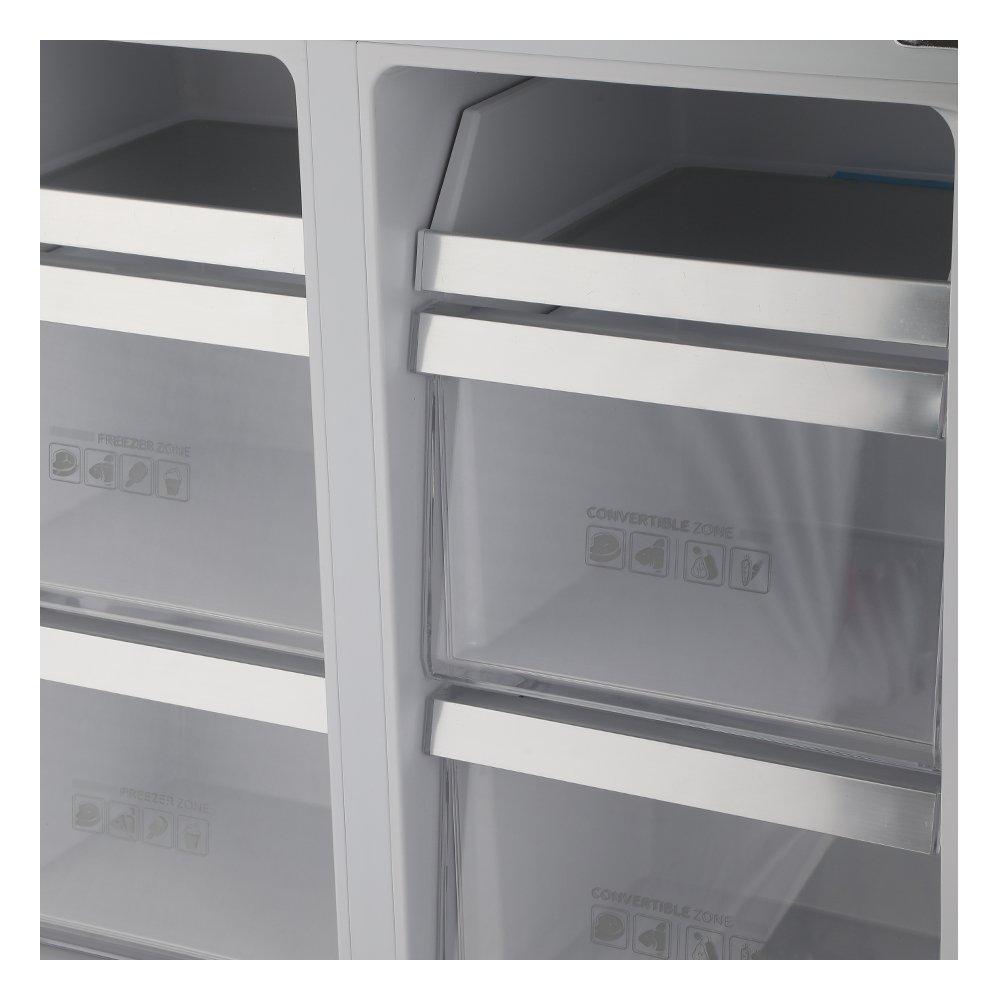 ثلاجة بأربعة أبواب من ونسا، 22 قدم مكعب، 620 لتر، WRFG-620-DGLC82 -أزرق