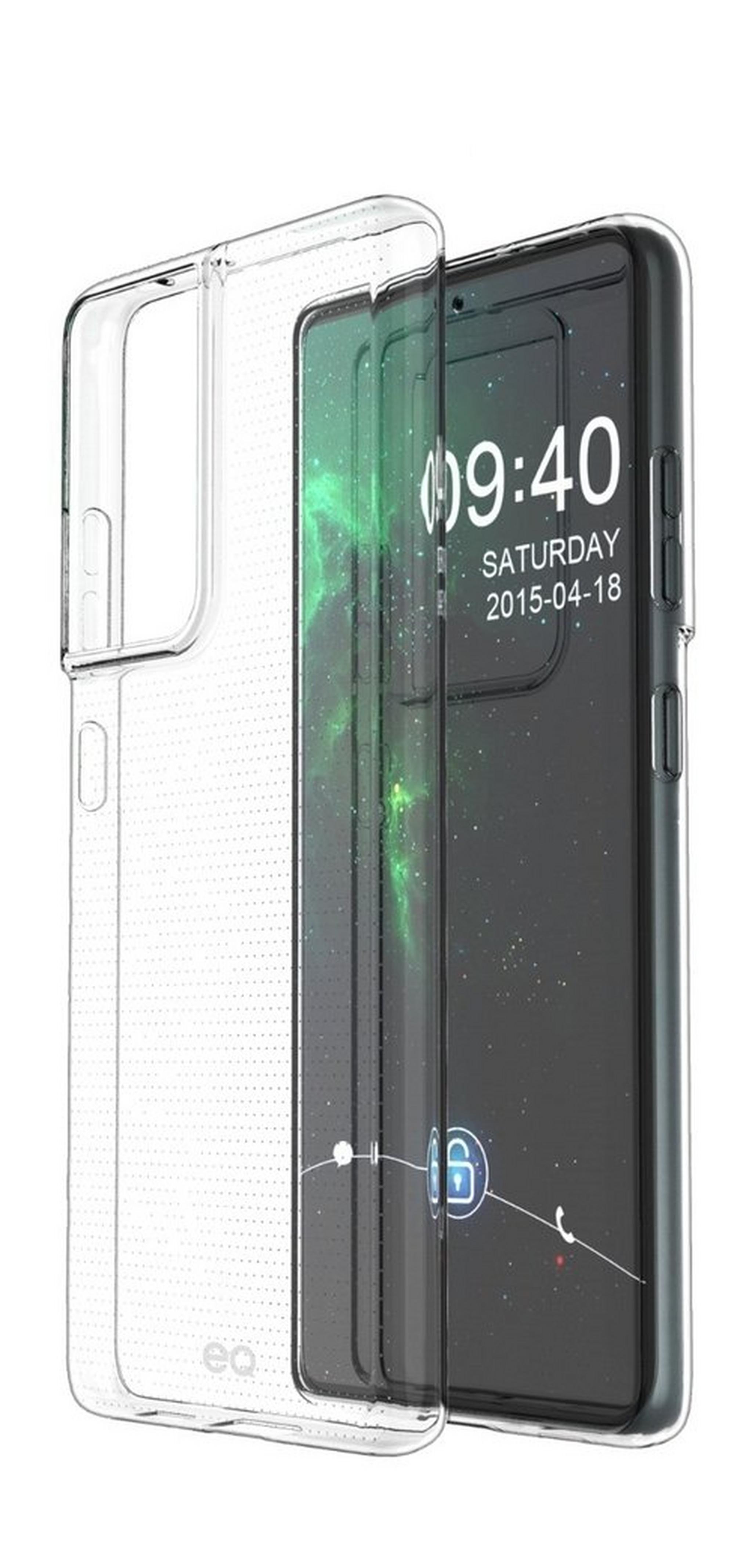 EQ Samsung Galaxy S21 Ultra TPU Antibacterial Case - Clear