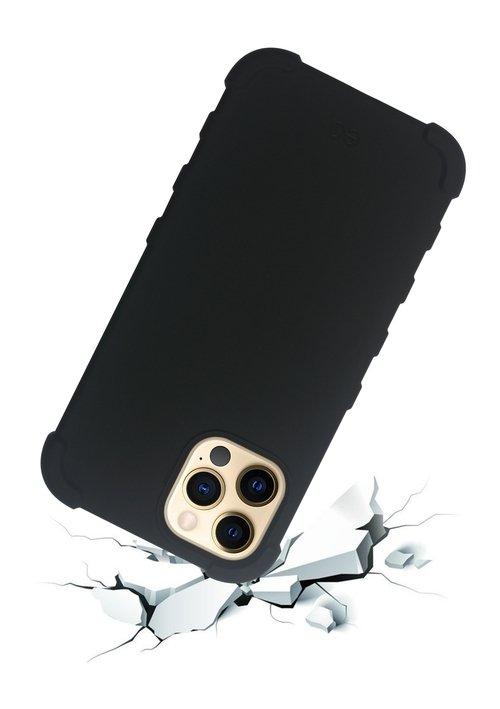EQ Rugged Silicone Case for iPhone 12/12 Pro - Black