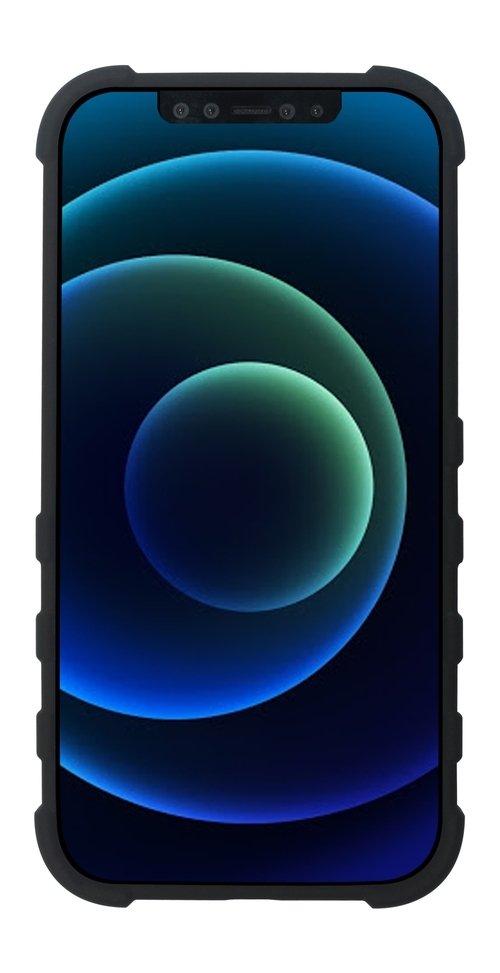 EQ Rugged Silicone Case for iPhone 12/12 Pro - Black