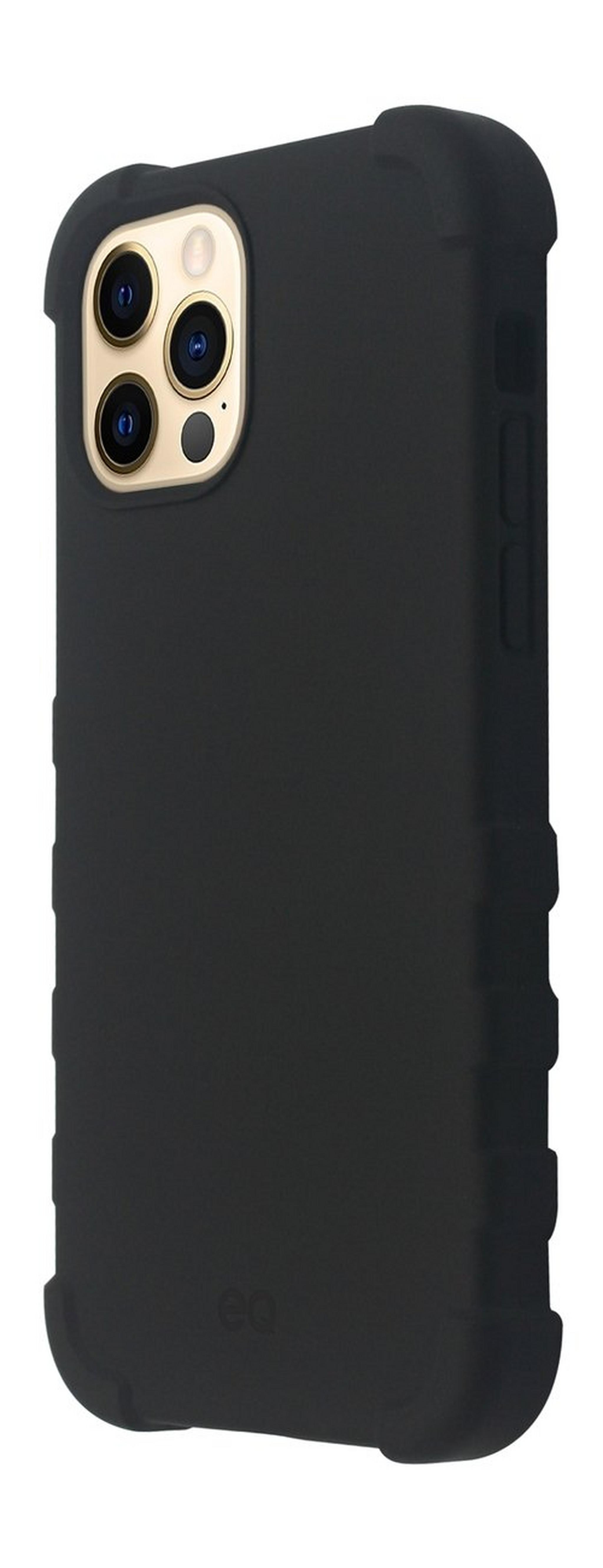EQ Rugged Silicone Case for iPhone 12/12 Pro - Black
