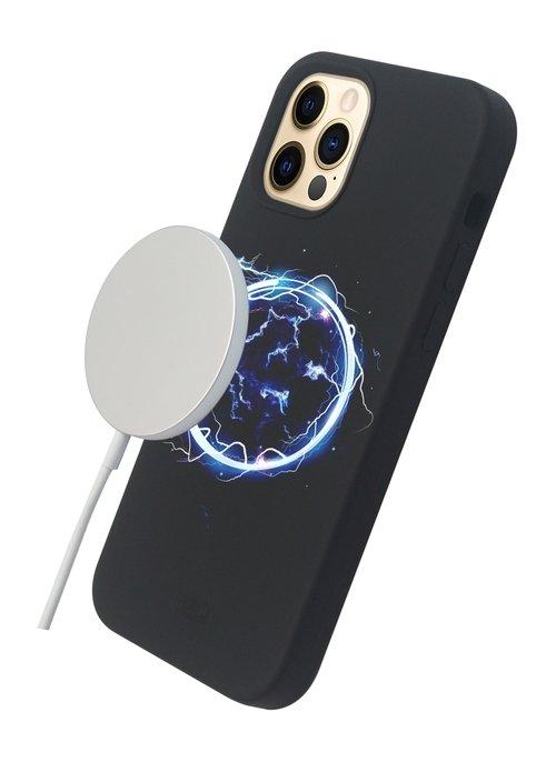 EQ Magsafe Silicone Case for iPhone 12/12 Pro - Black