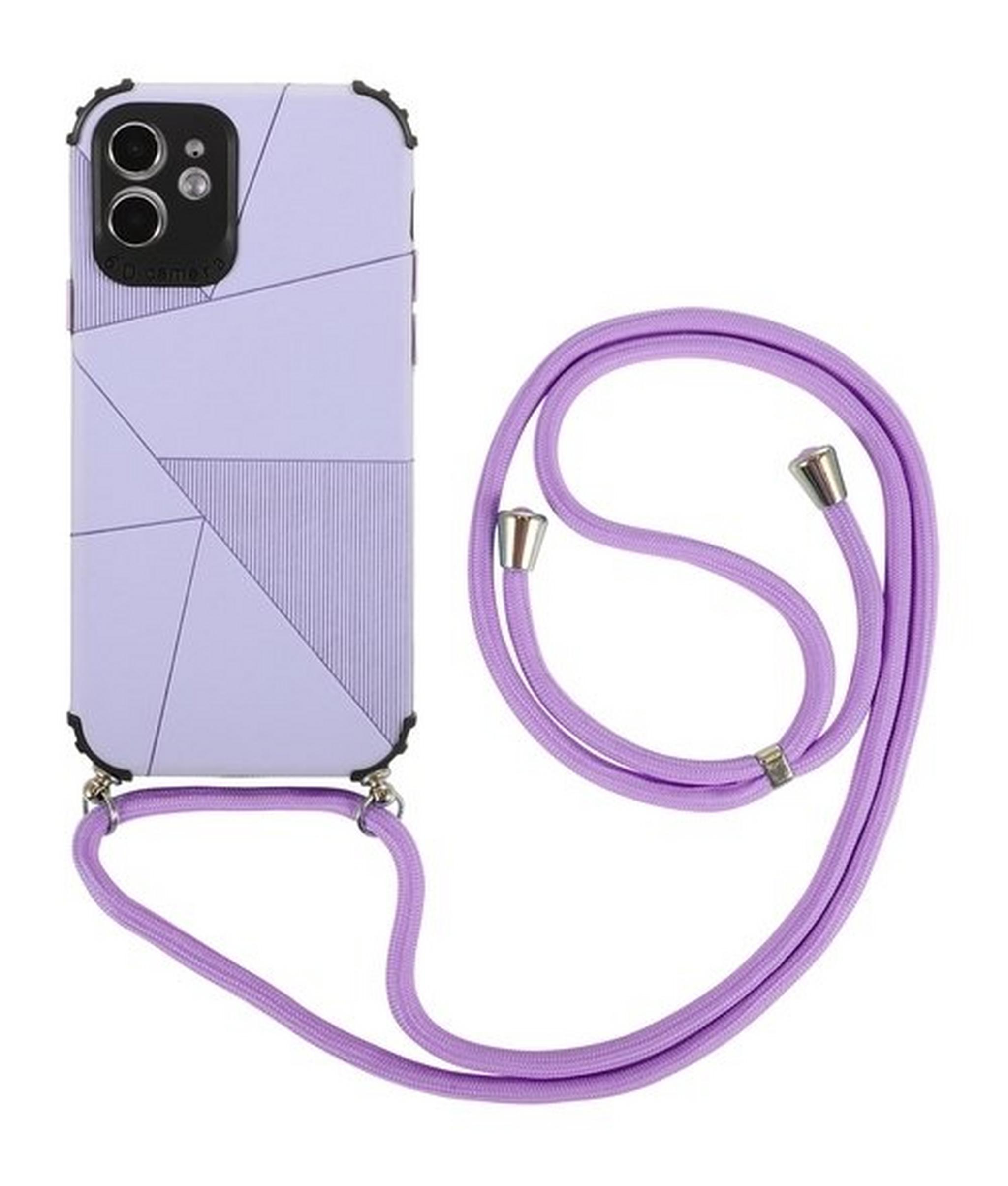 EQ Shock String Case for iPhone 12/12 Pro - Purple