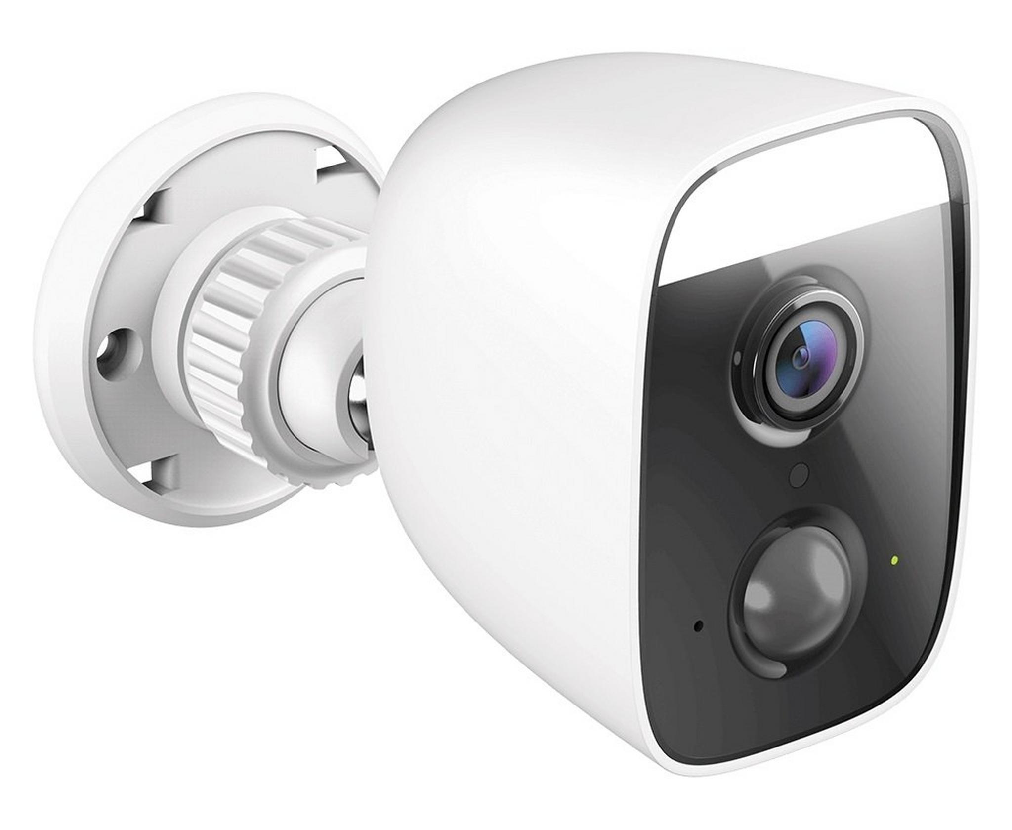 كاميرا مراقبة دي لينك بتقنية الواي فاي الخارجية عالية الوضوح - أبيض