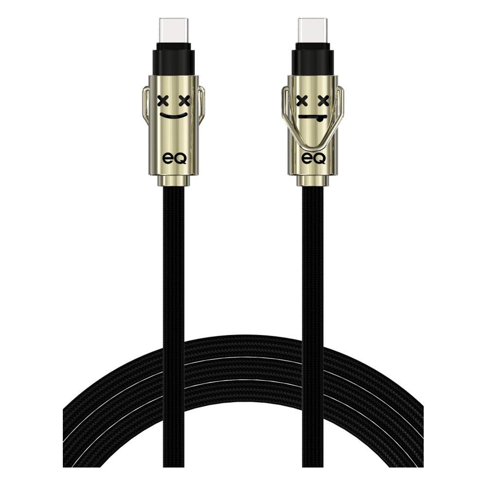 EQ USB-C to USB-C 60W 1.2m Cable - Black