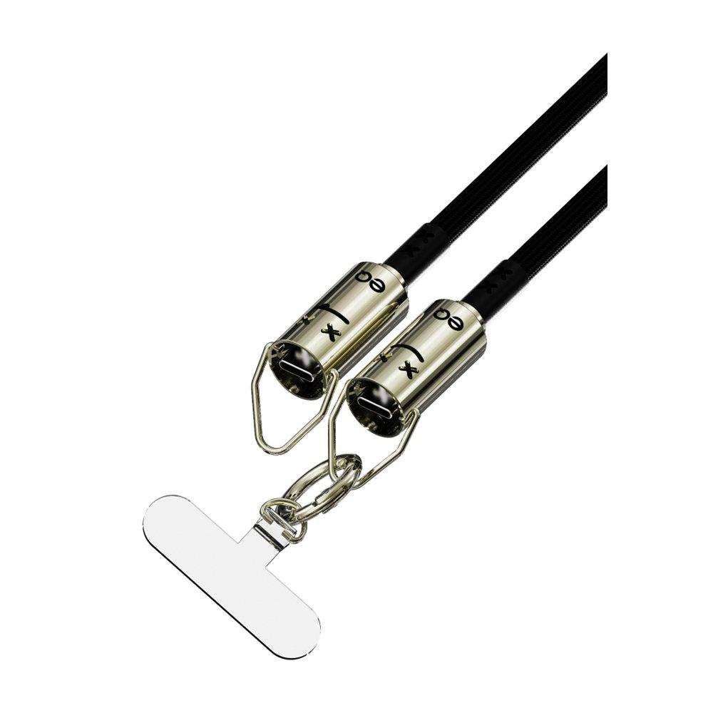 EQ USB-C to USB-C 60W 1.2m Cable - Black