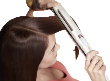 Philips Prestige Hair Straightener with Tetra Ionic System, 14 Temperature Setting Up to  230°C, BHS830/03 - White
