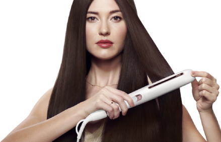 Philips Prestige Hair Straightener with Tetra Ionic System, 14 Temperature Setting Up to  230°C, BHS830/03 - White