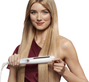 Philips Prestige Hair Straightener with Tetra Ionic System, 14 Temperature Setting Up to  230°C, BHS830/03 - White