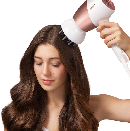 Philips Hair Dryer with SenseIQ & 3 Attachments (BHD827/03)