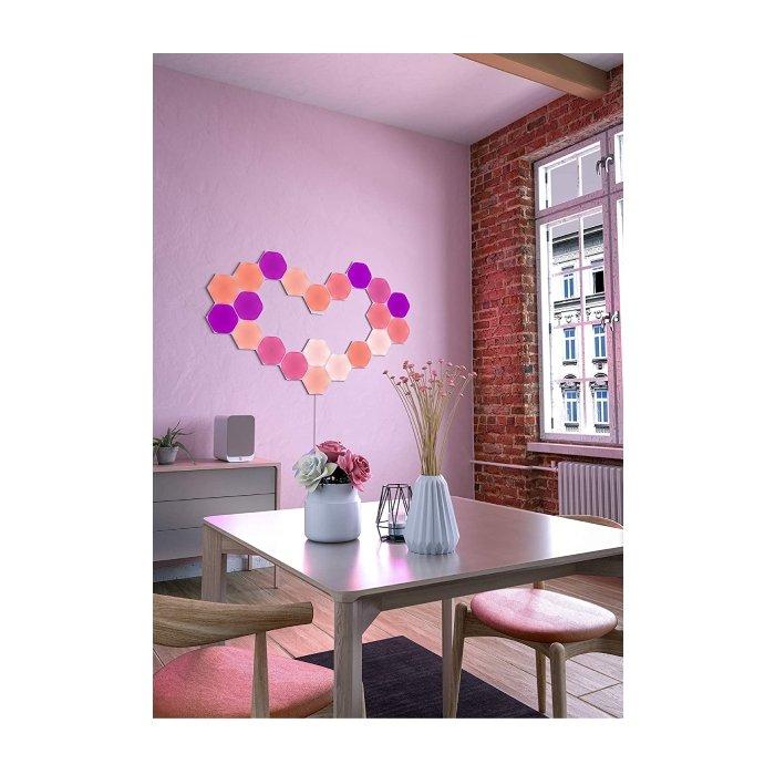 لوحات إضاءة بشكل سداسي من نانوليف – 15 قطعة