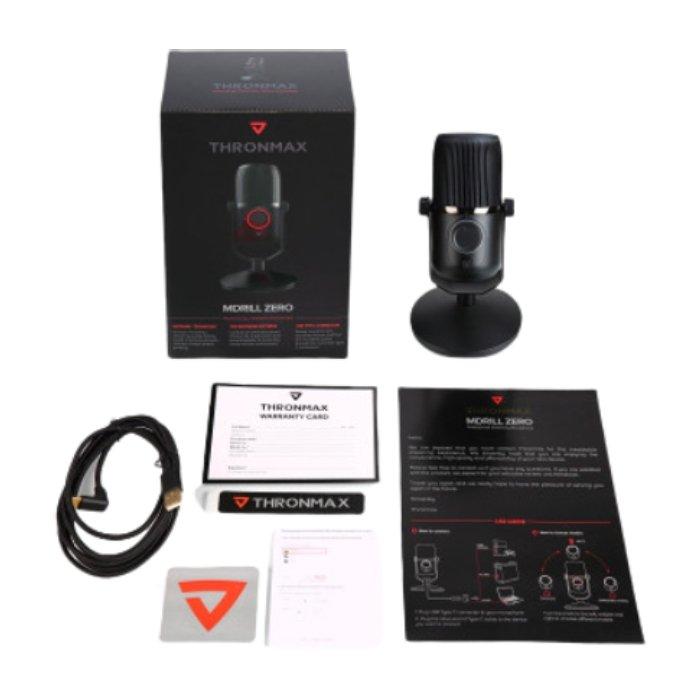 ميكروفون الألعاب يو-اس-بي ثرونماكس امدريل زيرو بلس - أسود