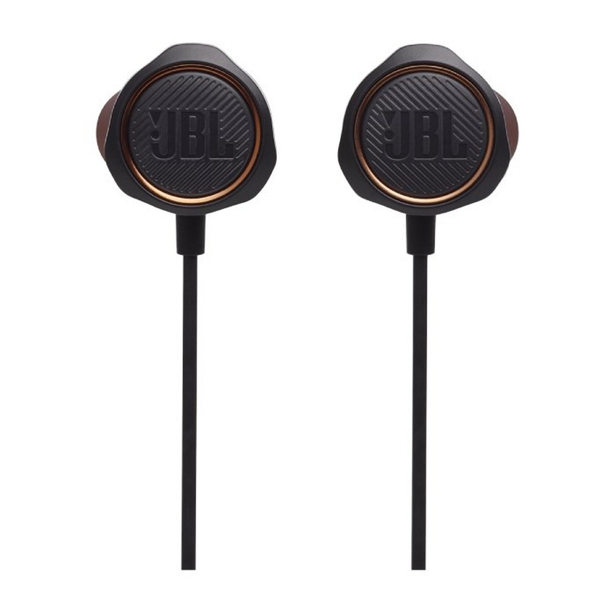 سماعة الأذن السلكية مع ميكرفون من جي بي ال (JBLQUANTUM50BLK) - أسود
