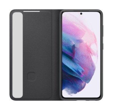 غطاء الحماية سمارت كلير فيو لسامسونج جالاكسي أس21  (ZG991CB)  - أسود