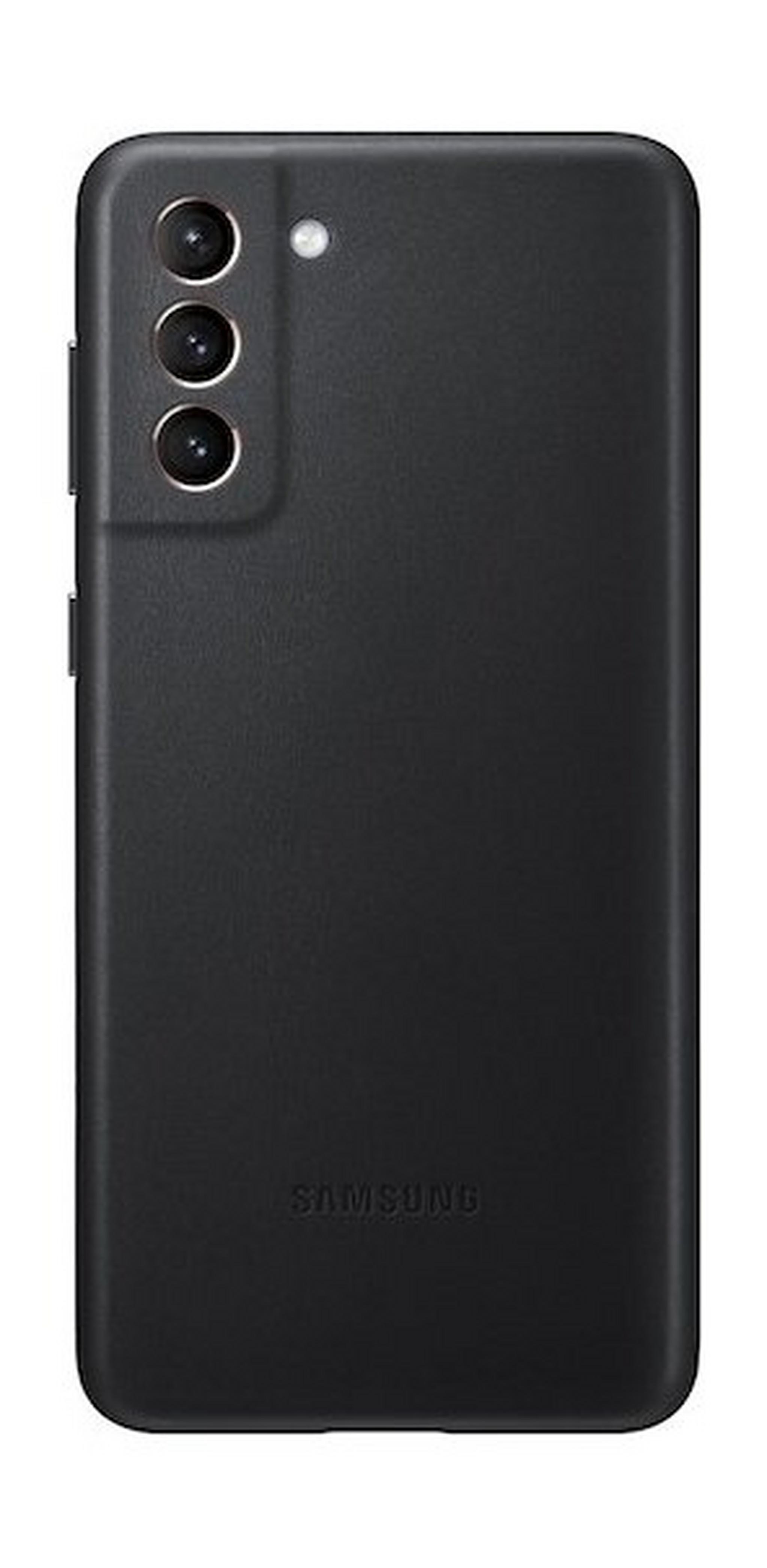 Samsung Galaxy S21 Ultra Leather Cover (VG998LB) - Black