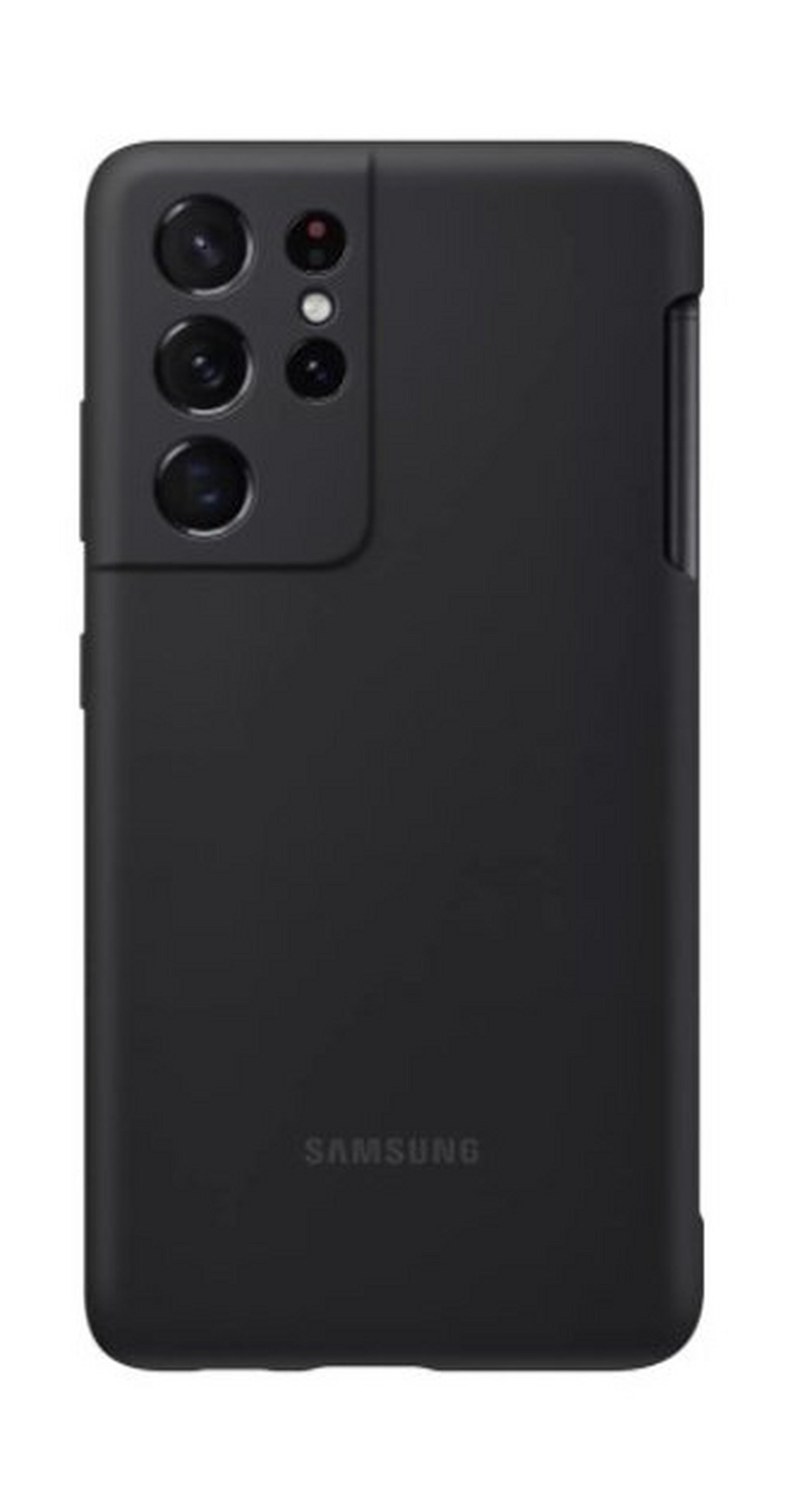 Samsung Galaxy S21 Ultra 5G Silicone Cover with S Pen (PG99PTB) - Black