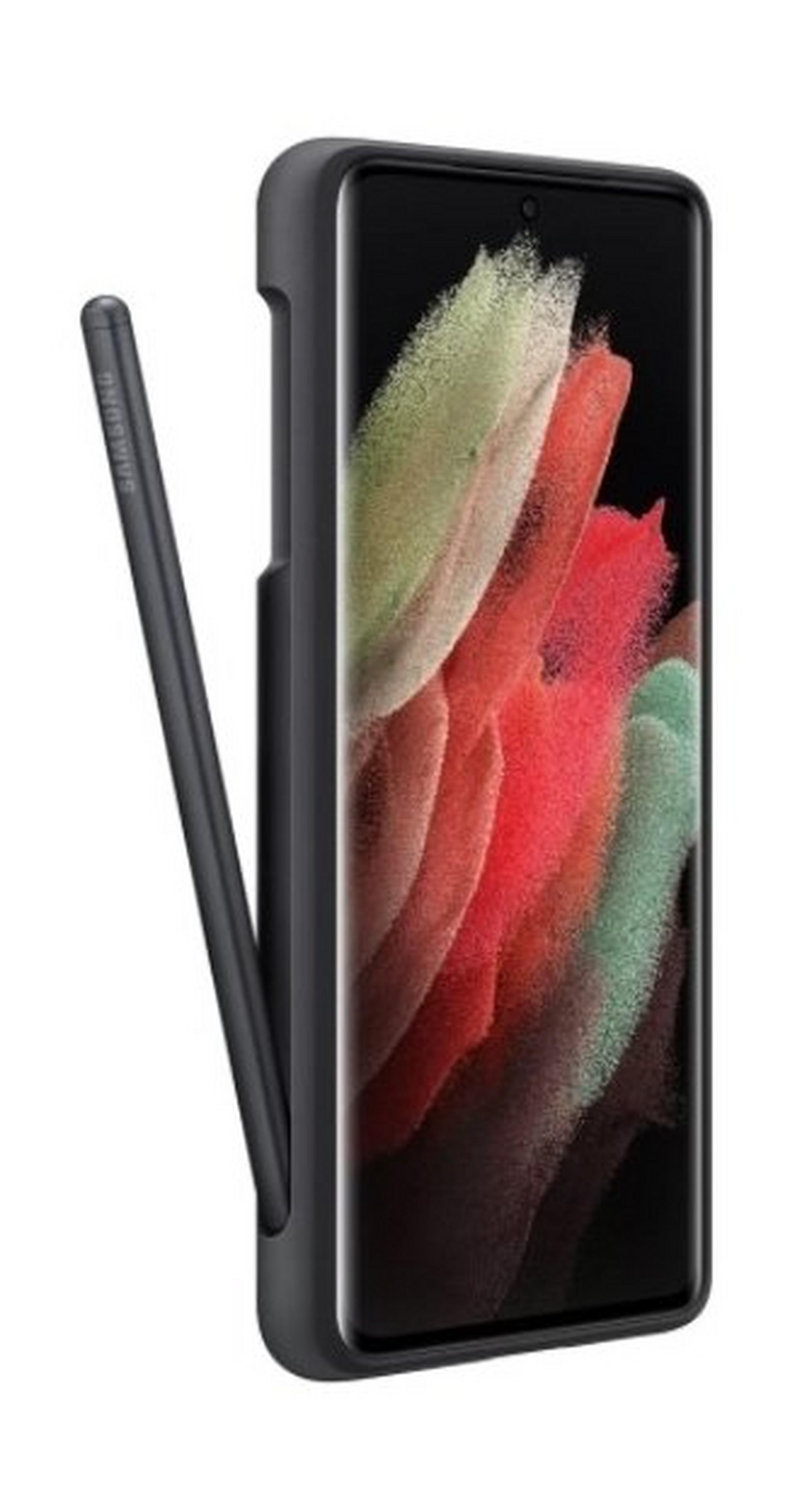 Samsung Galaxy S21 Ultra 5G Silicone Cover with S Pen (PG99PTB) - Black