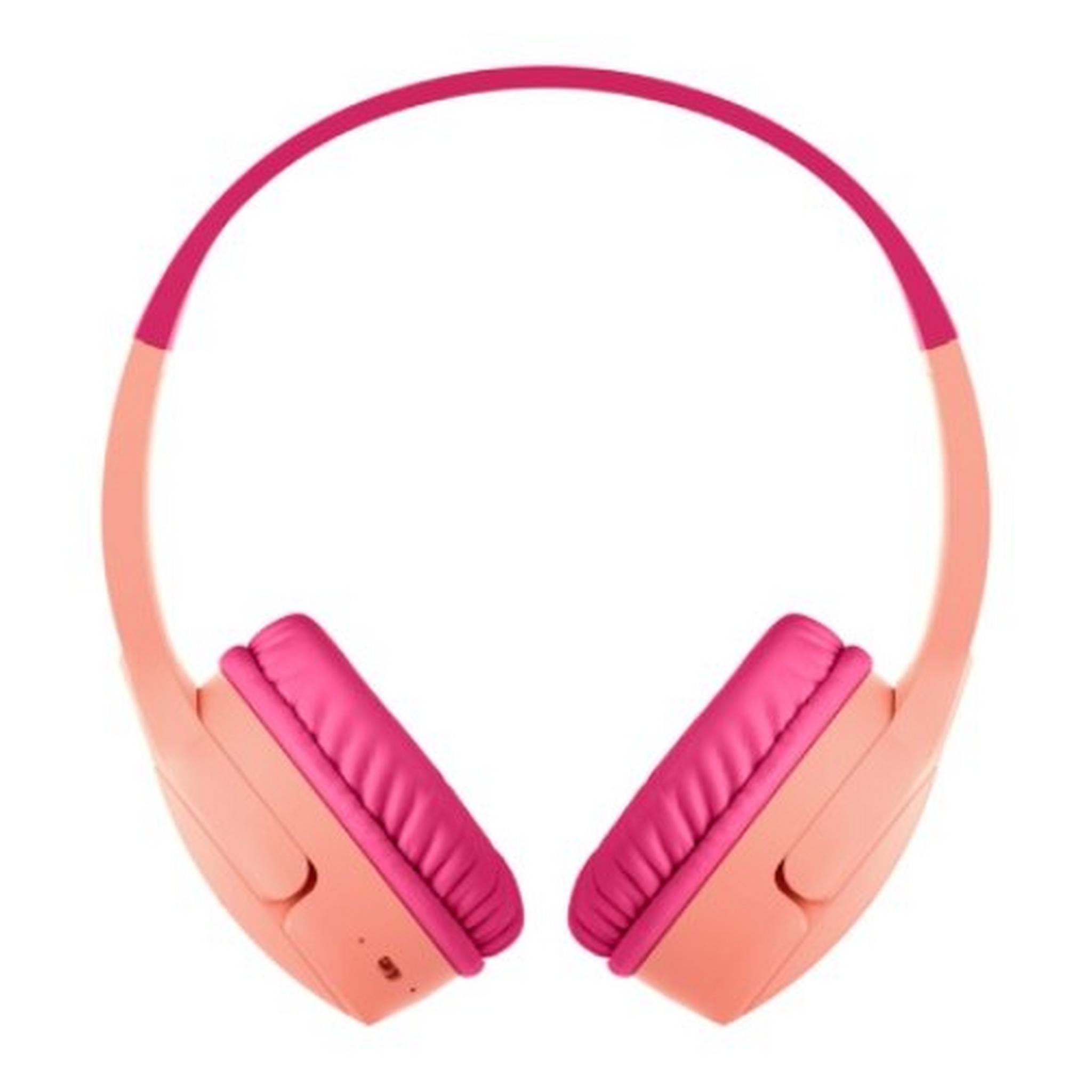 Belkin SoundForm Mini Wireless On-Ear Kids Headphones - Pink