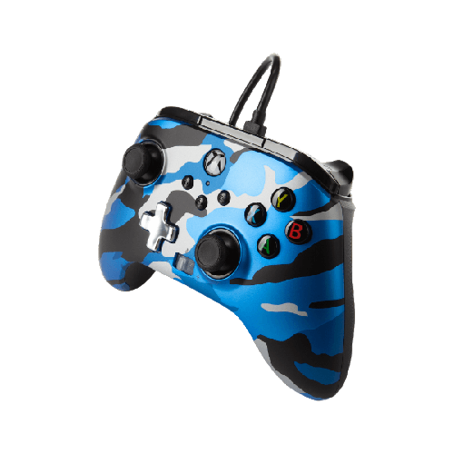يد تحكم سلكية لأجهزة اكس بوكس  سيريز اكس | اس من باورآي - أزرق معدني مموه