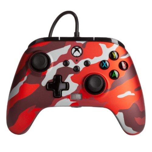 PowerA Enhanced Xbox Series X|S Wired Controller - Metallic Camo Red
