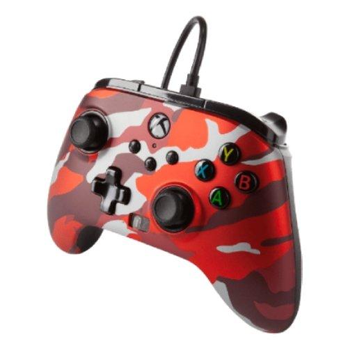 PowerA Enhanced Xbox Series X|S Wired Controller - Metallic Camo Red
