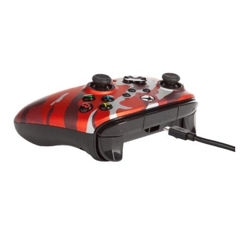 PowerA Enhanced Xbox Series X|S Wired Controller - Metallic Camo Red