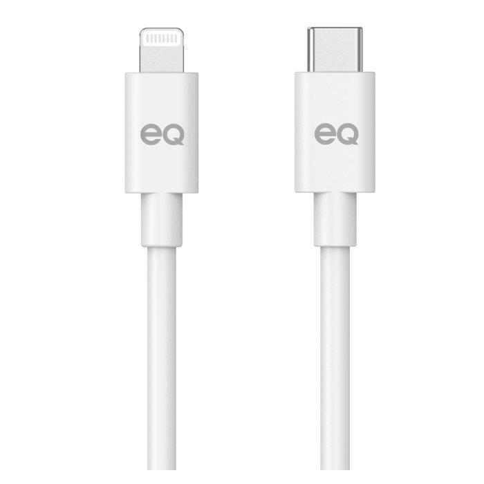 Buy Eq type-c to lightning 2m cable - white in Kuwait