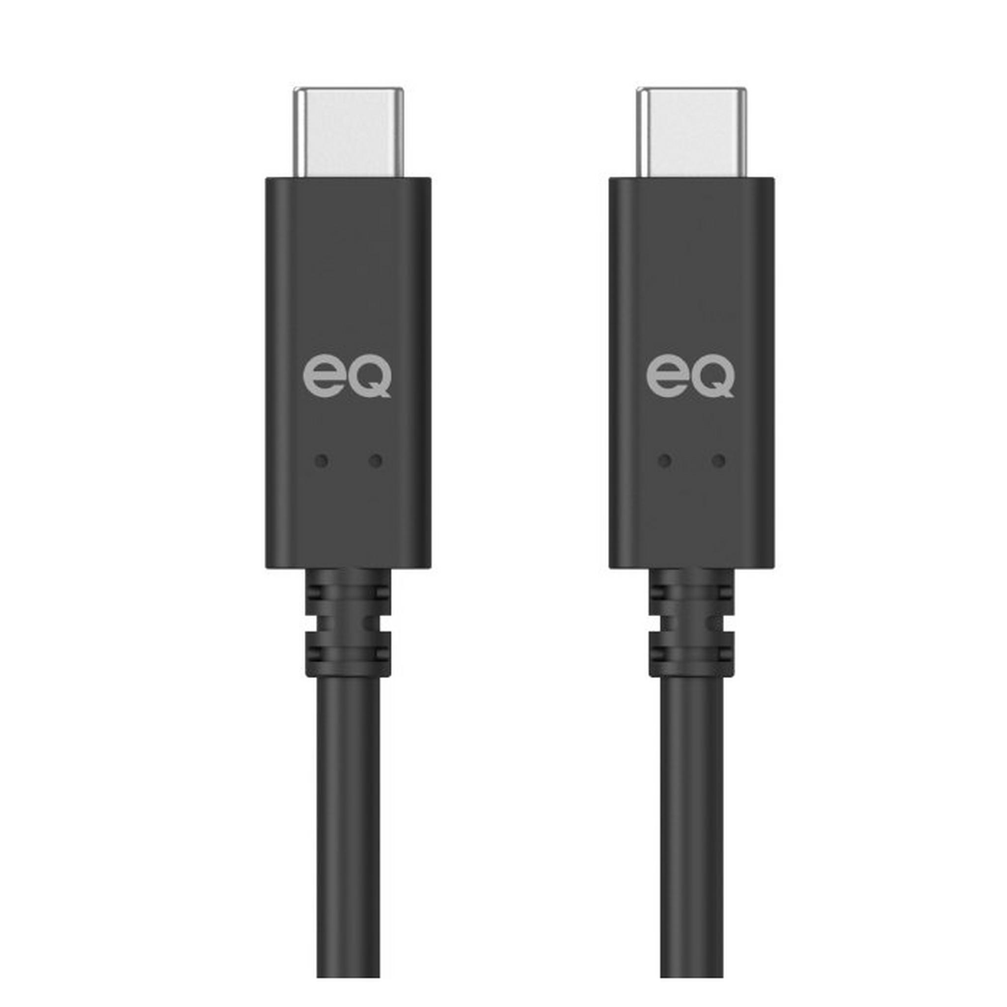EQ Gen 1 Type-C to C 2M Cable - Black