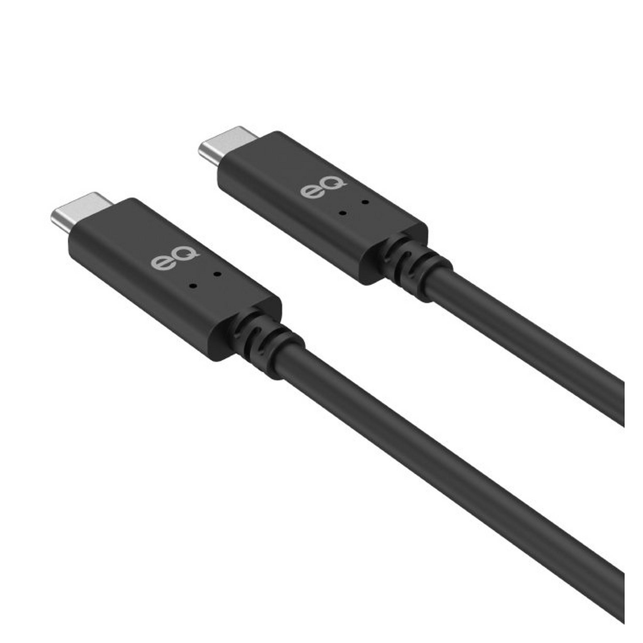 EQ Gen 1 Type-C to C 2M Cable - Black