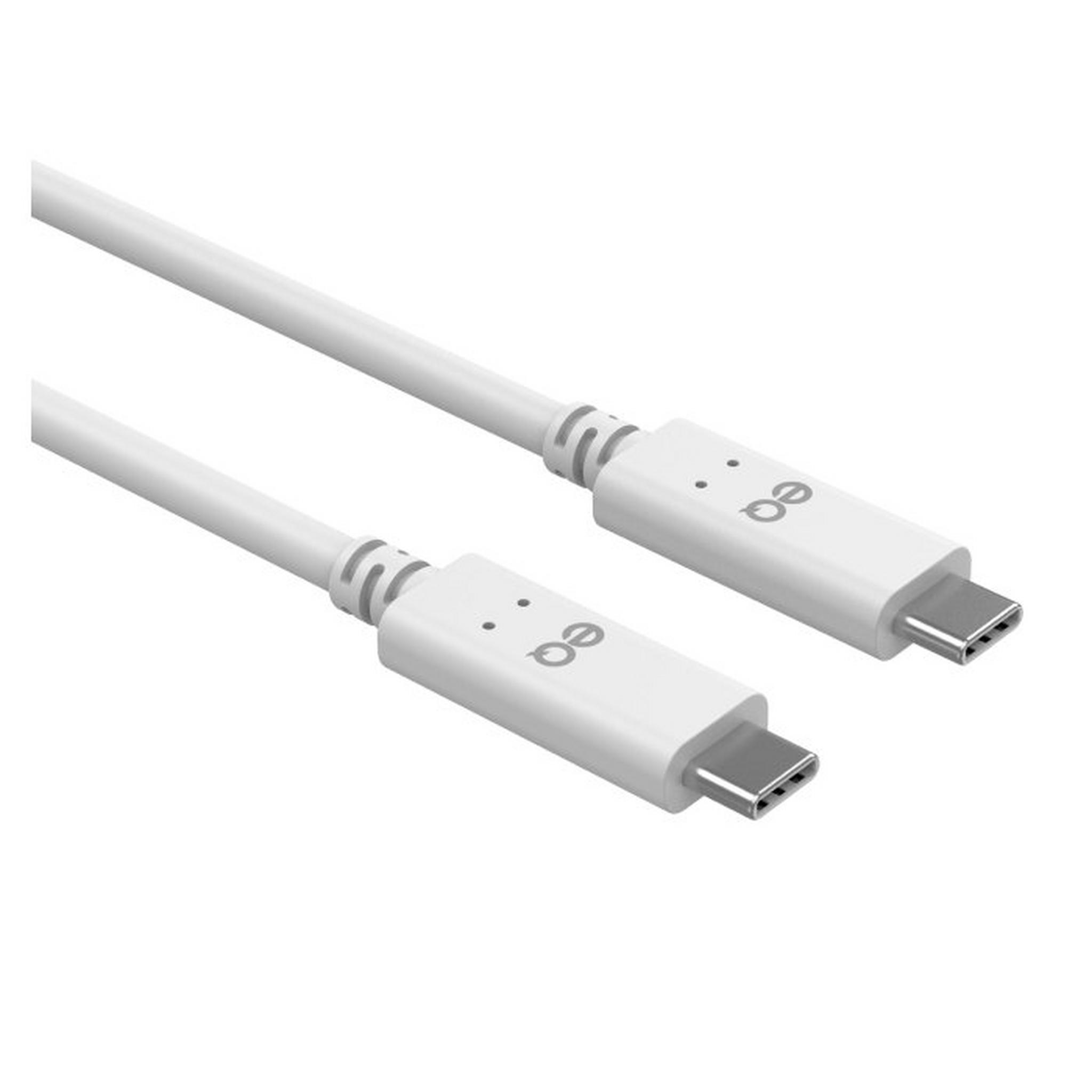EQ Gen 1 Type-C to C 2M Cable - White