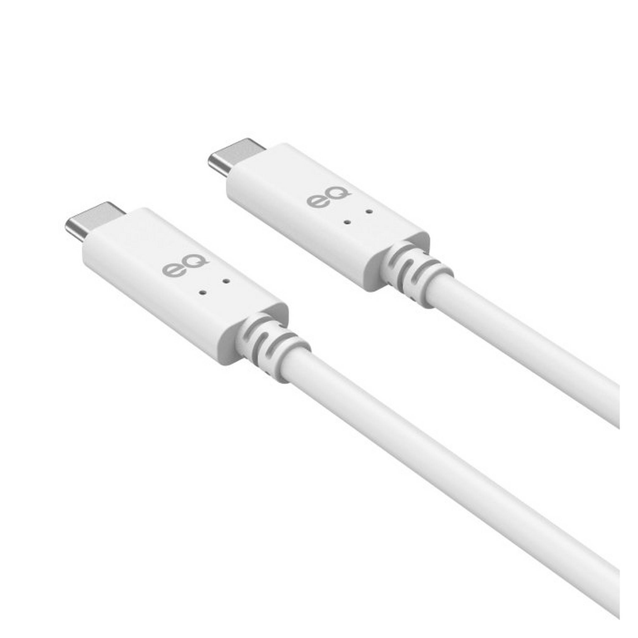 EQ Gen 1 Type-C to C 2M Cable - White