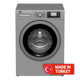 Buy Beko front load washing machine10 kg wte1014s - grey in Kuwait