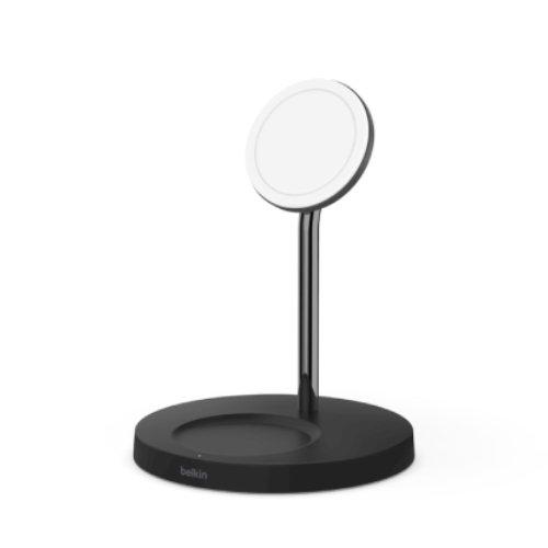 Belkin 15W MagSafe 2 in 1 Wireless Charger Stand – Black