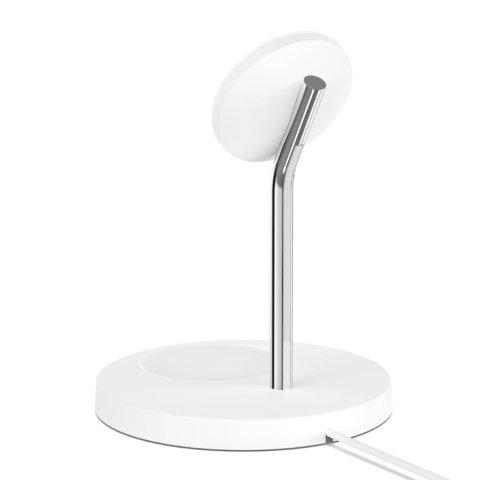 Belkin MagSafe 15W 2 in 1 Wireless Charger Stand – White