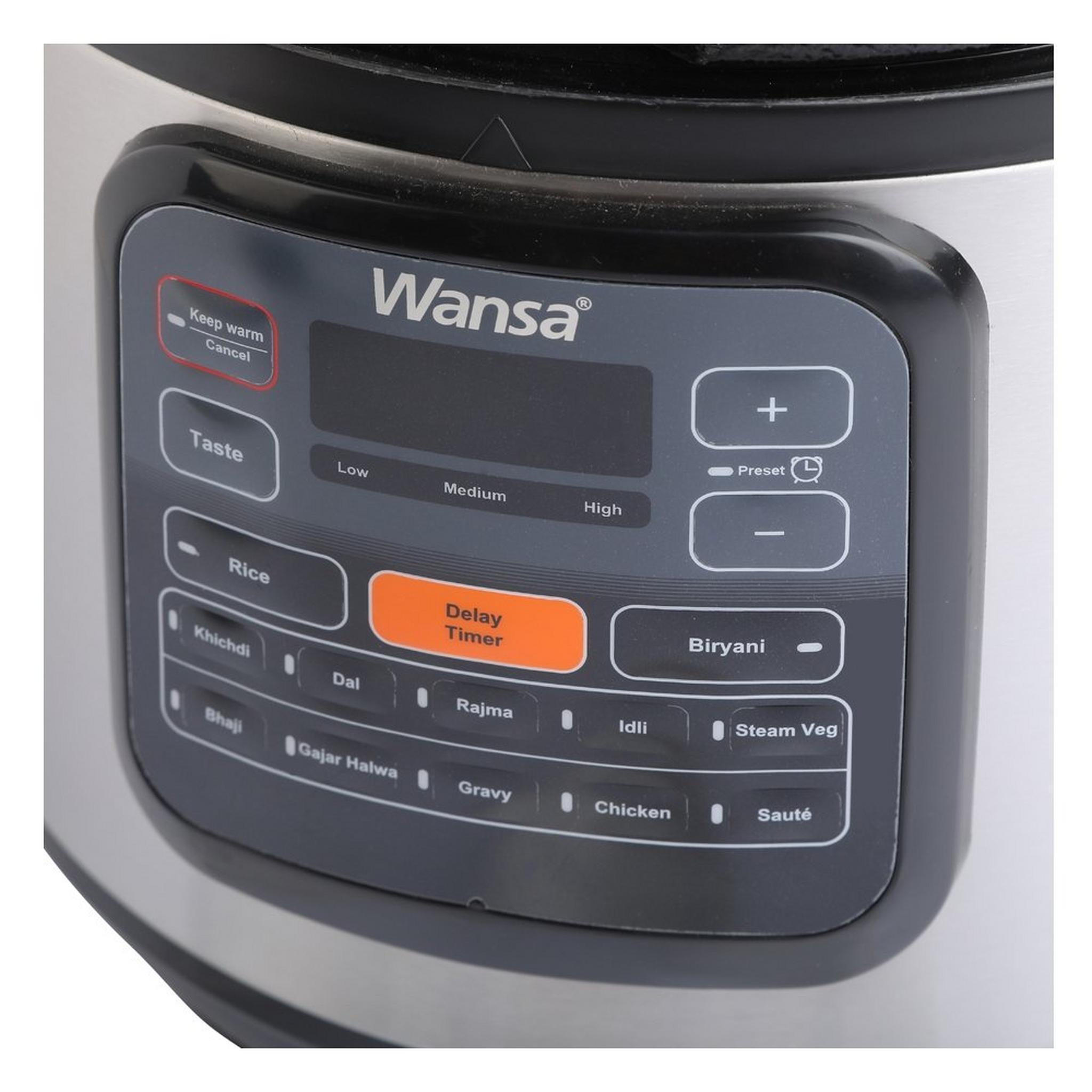 Wansa 1100W, 6L Pressure Cooker