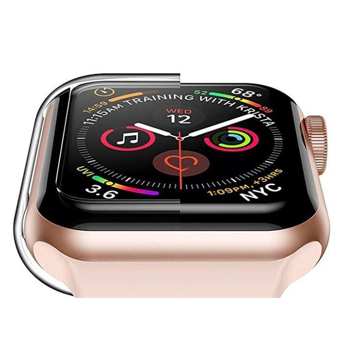 غطاء حماية ساعة ابل اس 4 مقاس 44 مم من اي كيو - شفاف