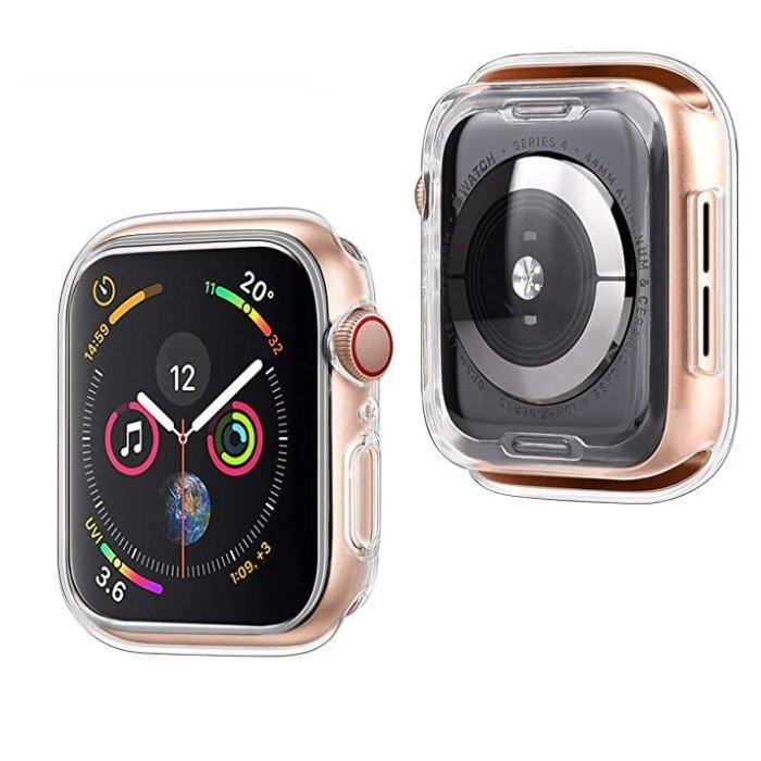 غطاء حماية ساعة ابل اس 4 مقاس 44 مم من اي كيو - شفاف