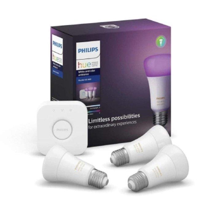Philips Hue Starter Kit + 3 Bulbs