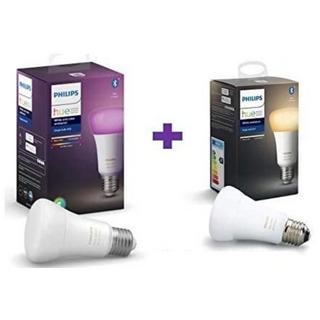 Buy Philips hue twin pack white + colored bulb in Kuwait
