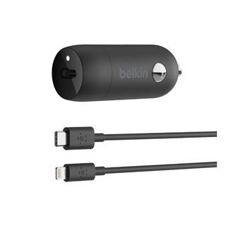 Buy Belkin type-c to lighting pd cable + 20w car charger - iphone 12 - black in Saudi Arabia