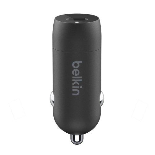 Belkin Type-C to Lighting PD Cable + 20W CAR Charger - iPhone 12 - Black