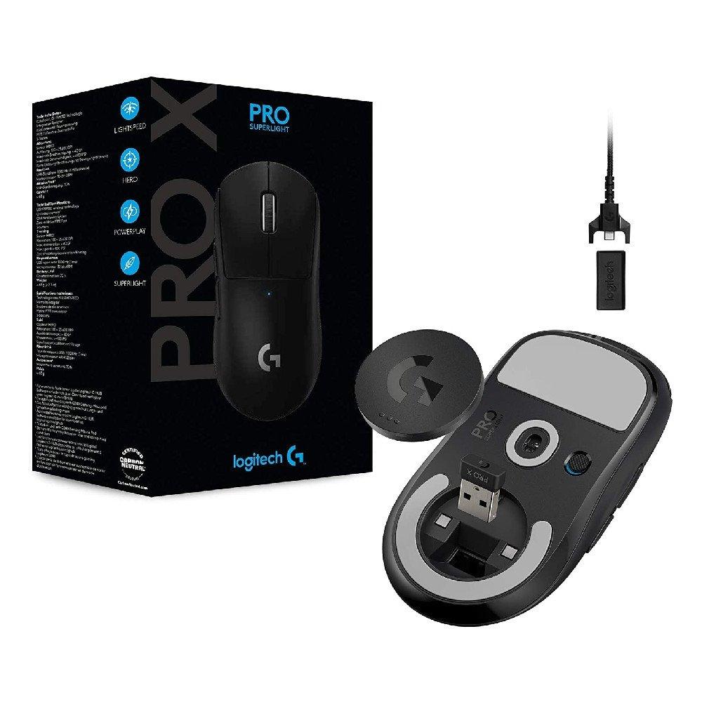 Logitech Pro X SuperLight Wireless Mouse - Black