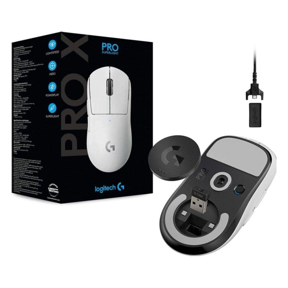 Logitech Pro X SuperLight Wireless Mouse - White